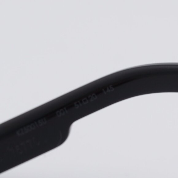 Kenzo KZ50015U 001 Eyeglasses Shiny Black 51mm Round Frame - Picture 5 of 10